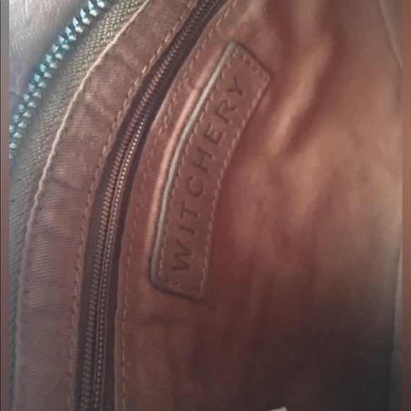 Witchery Tan Leather Crossbody Handmade Bag ๐. - Picture 6 of 7